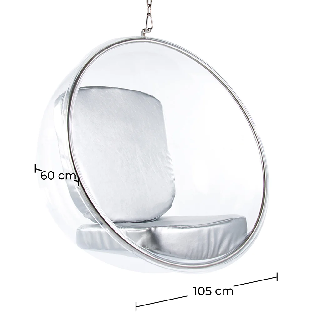 Fauteuil suspendu design - Revêtement en similicuir - Popi image 10
