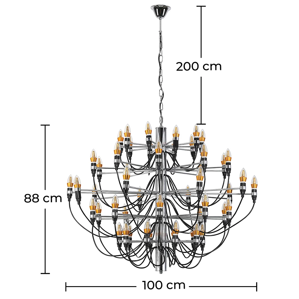 Lustre de plafond - Lampe suspendue - Grande taille - Bella image 10