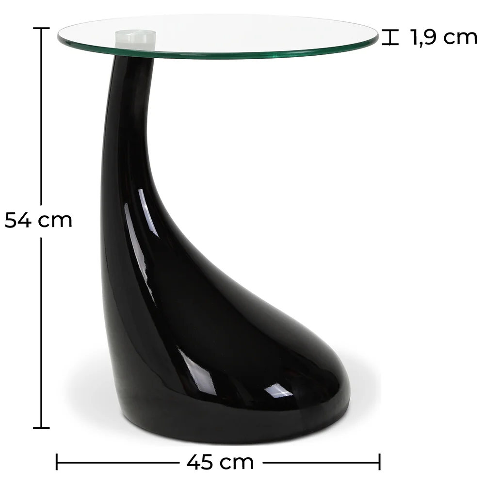 Table d'appoint ronde design - Verre - Lawa Bistro image 10