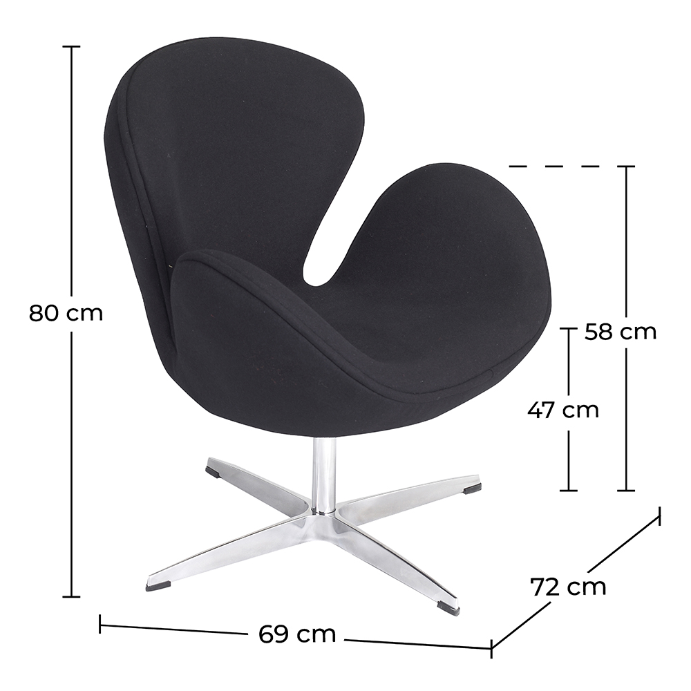 Fauteuil avec accoudoirs - Revêtement en tissu - Svin image 10