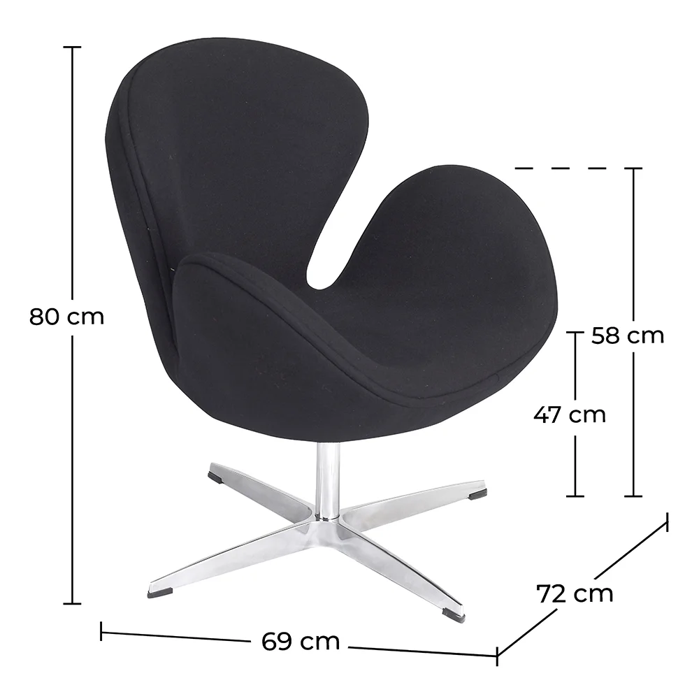 Fauteuil avec accoudoirs - Revêtement en tissu - Svin image 10