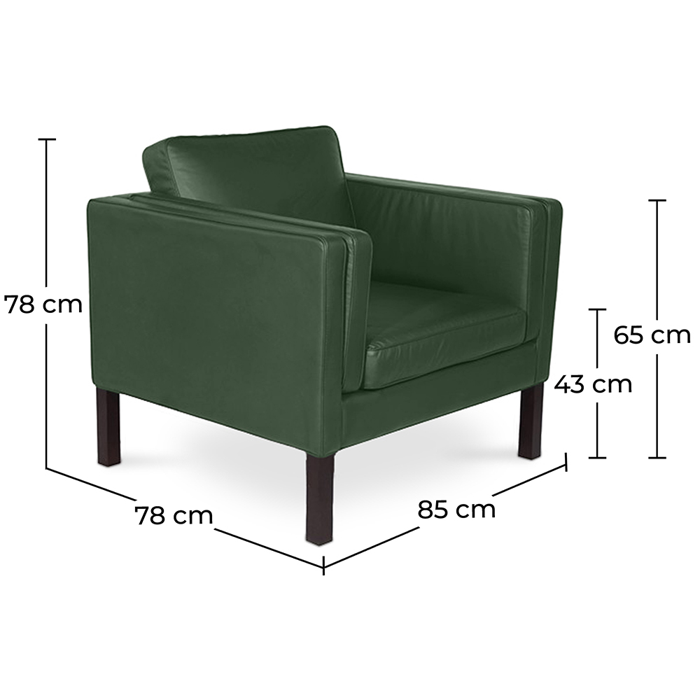 Fauteuil avec accoudoir - Revêtu de similicuir - Betzalel image 10