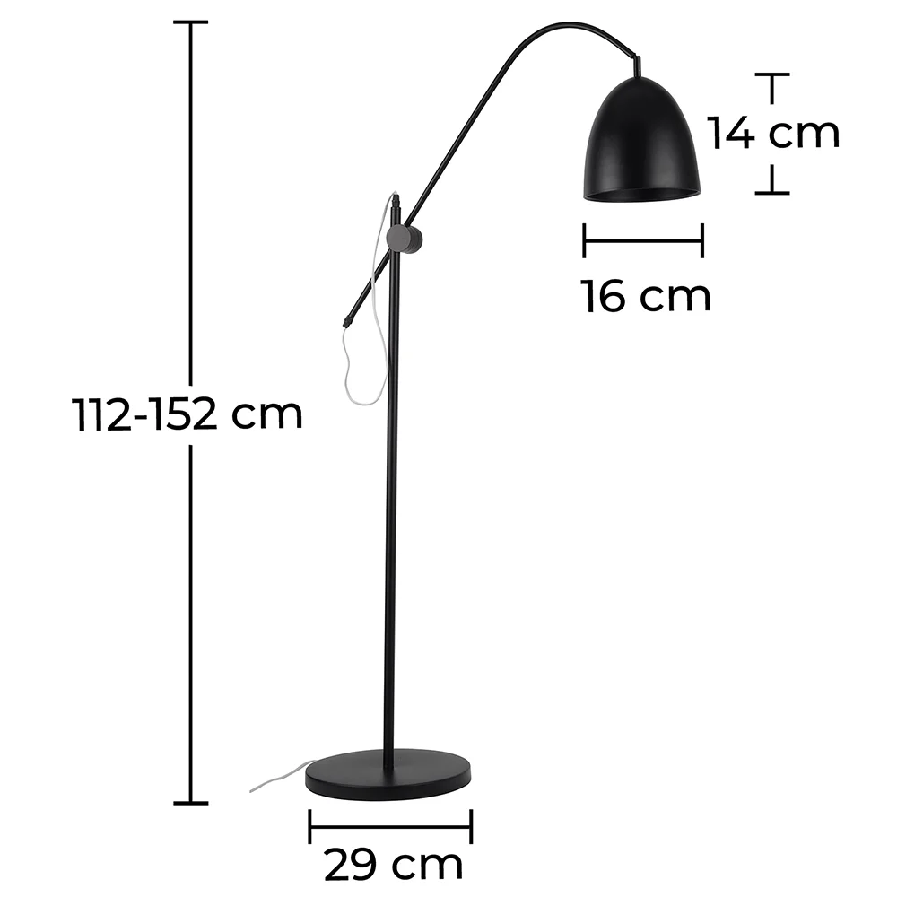 Lampe sur pied – lampe de style minimaliste – métal – Beeb image 10