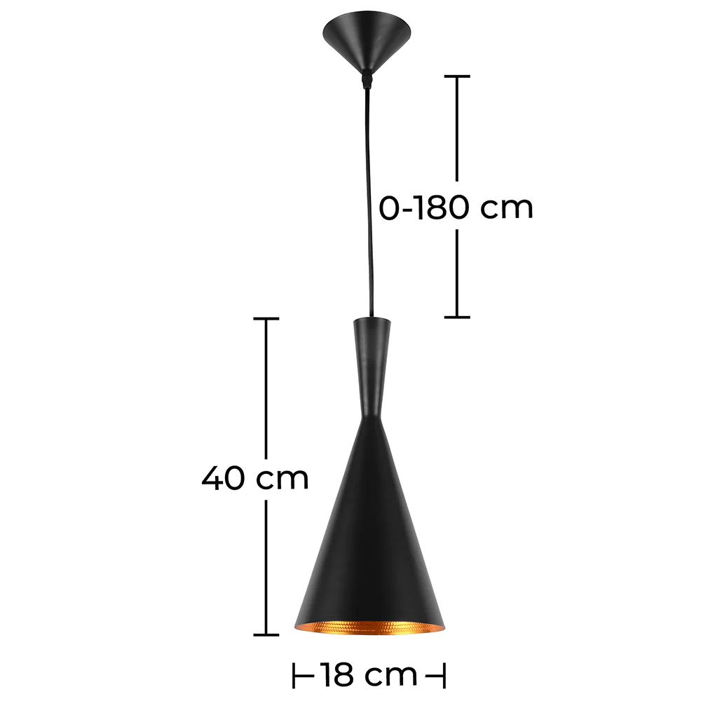 Lampe de Plafond - Lampe Suspendue Design Industriel - Extensive image 10