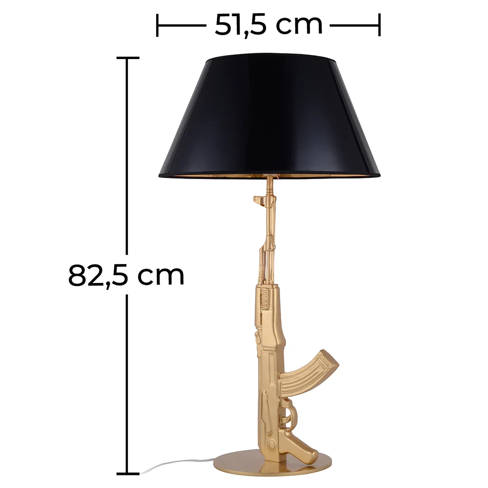 Lampe de Table - Lampe Design Pistolet - Grande - Beretta image 10