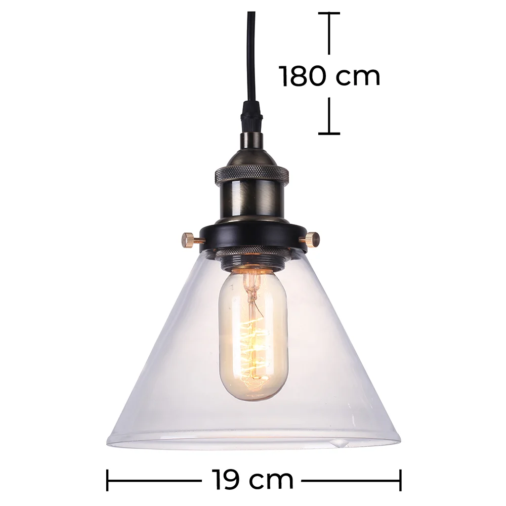 Lampe de plafond - Lampe suspendue au design industriel - Hannah image 10