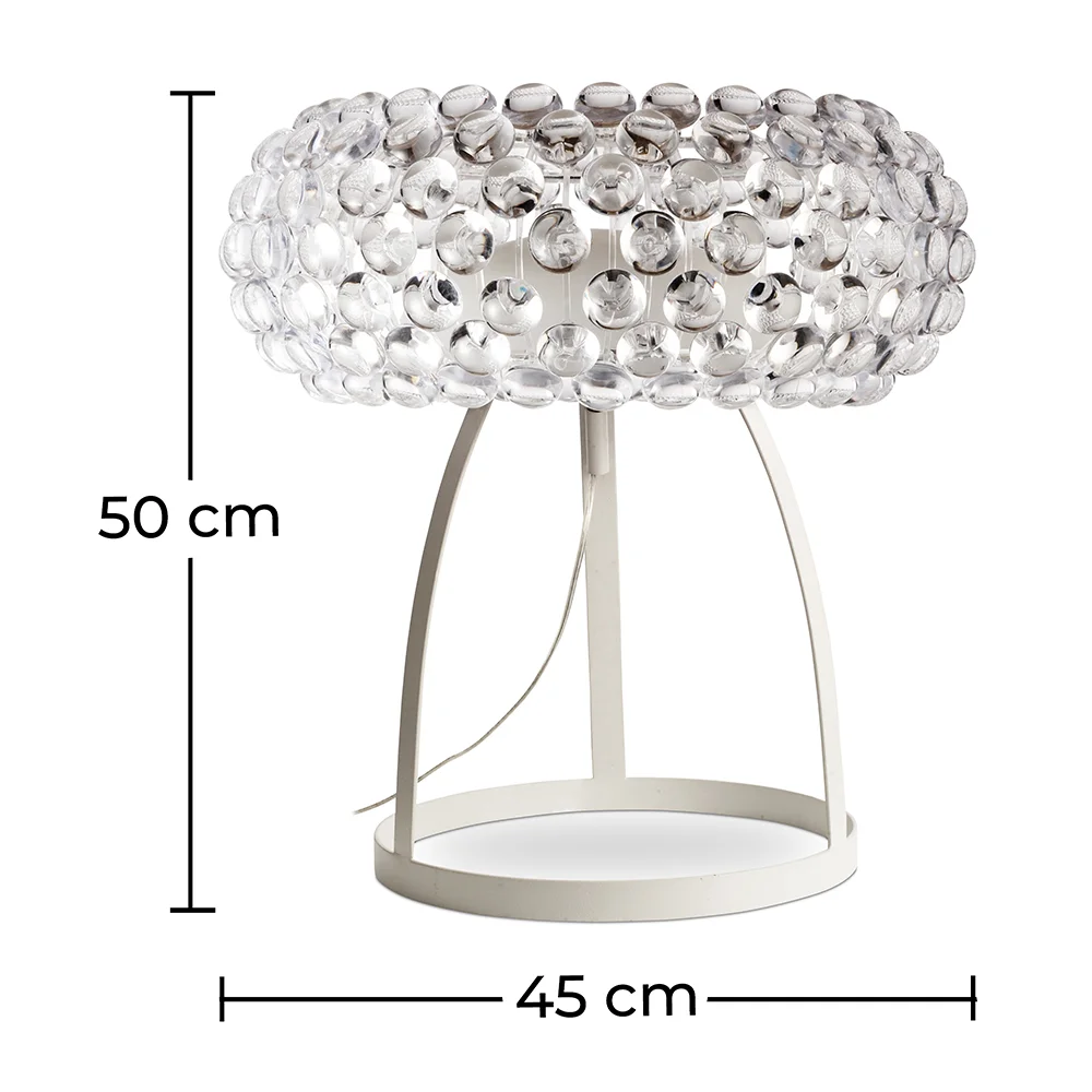 Lampe de Table - Lampe de Salon à Boutons en Cristal - Grande - Savoni image 10