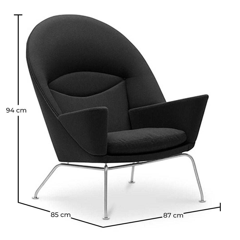 Fauteuil avec Accoudoirs - Revêtu de tissu - Oculus image 10