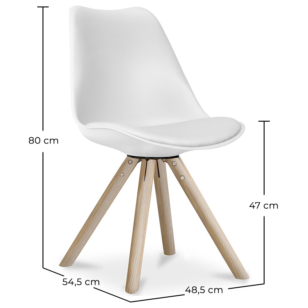 Chaise de salle à manger - Style scandinave - Denisse image 10