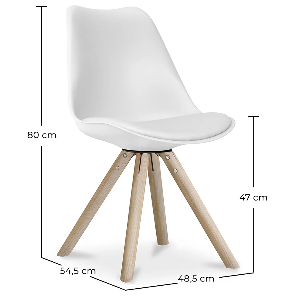 Chaise de salle à manger - Style scandinave - Denisse image 10