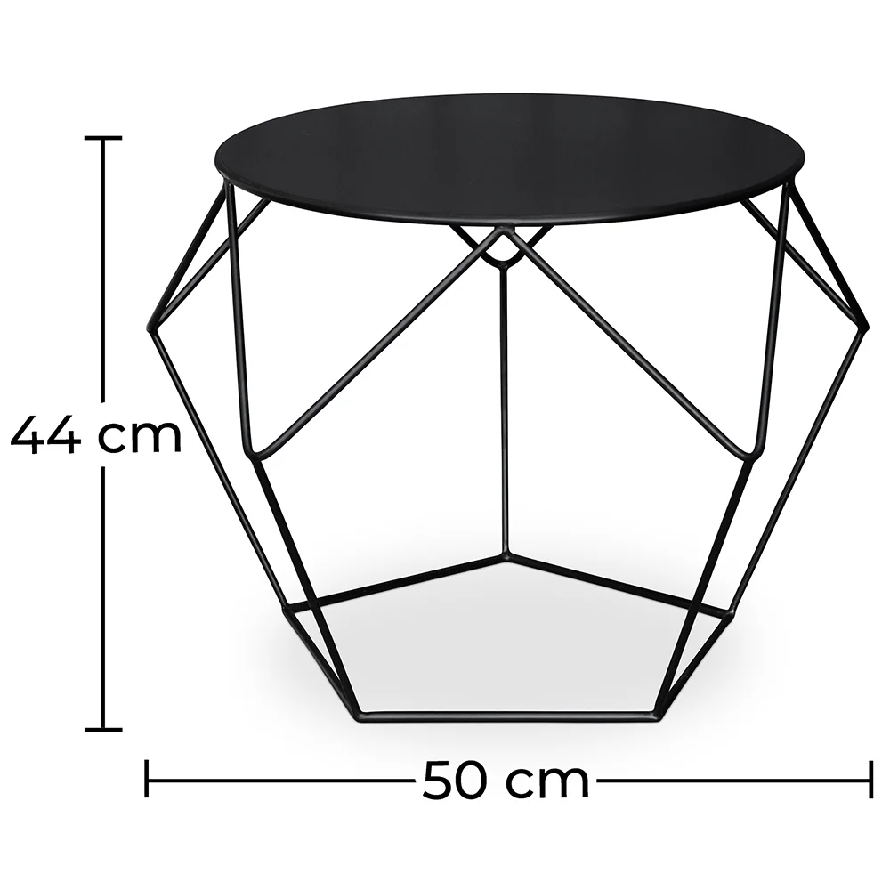 Table d'appoint - Design industriel - Métal - Diamond image 10