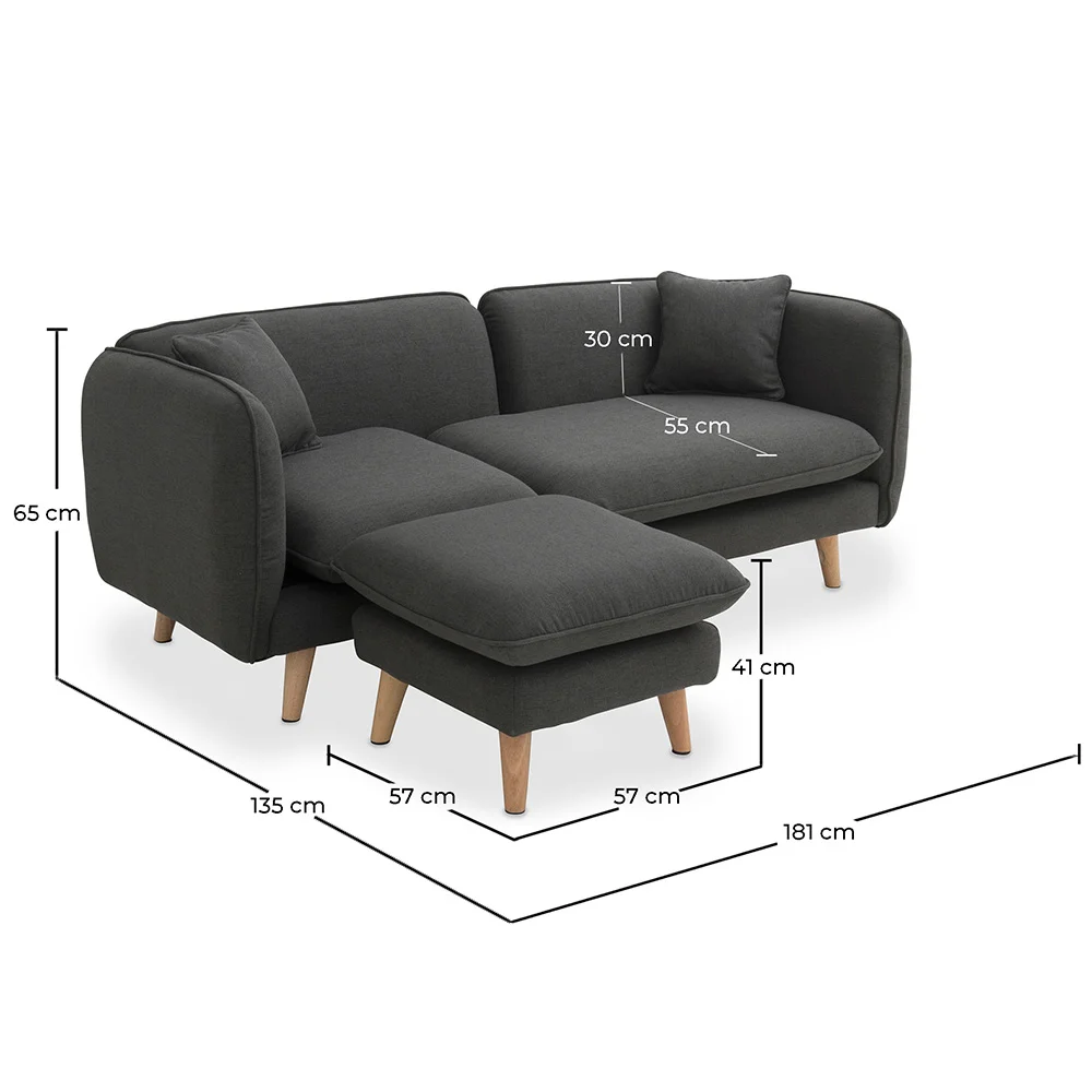 Chaise Longue en Lin - Style Scandinave - Vriga image 10