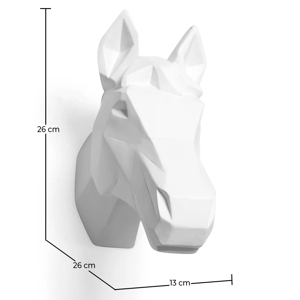 Tête de cheval Origami - Résine image 10