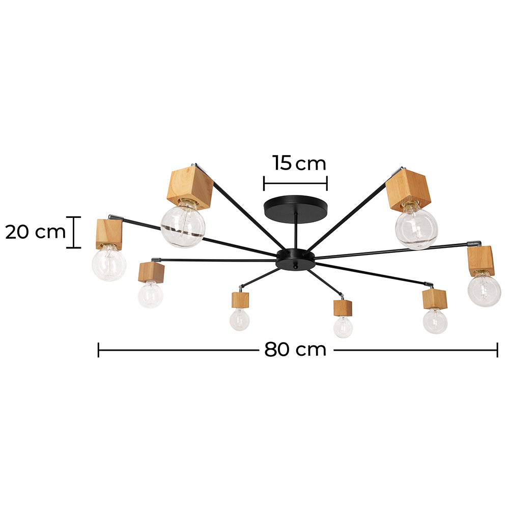 Lampe de plafond - Design scandinave - Bellou image 10