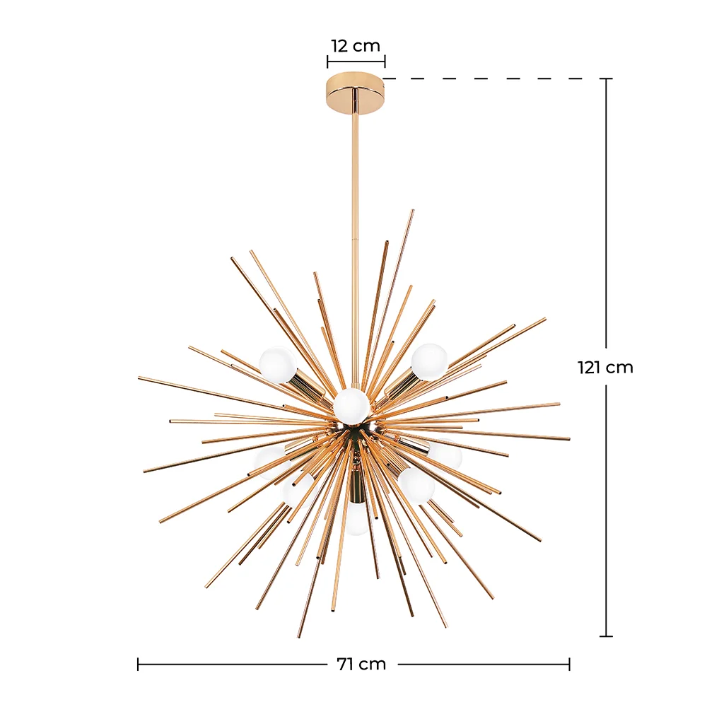 Lampe de plafond design - Lampe suspendue - Lydia image 10