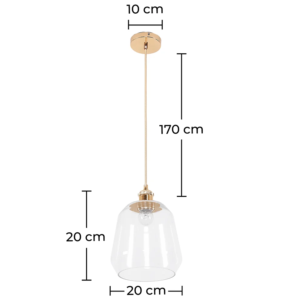 Lampe de plafond en cristal - Lampe suspendue - Alessia image 10