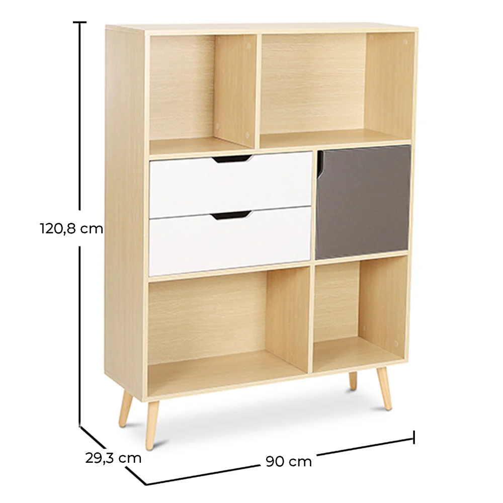 Bibliothèque en Bois - Design Scandinave - Pol image 10