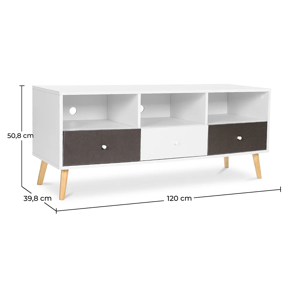 Meuble TV en Bois - Design Scandinave - Egil image 10