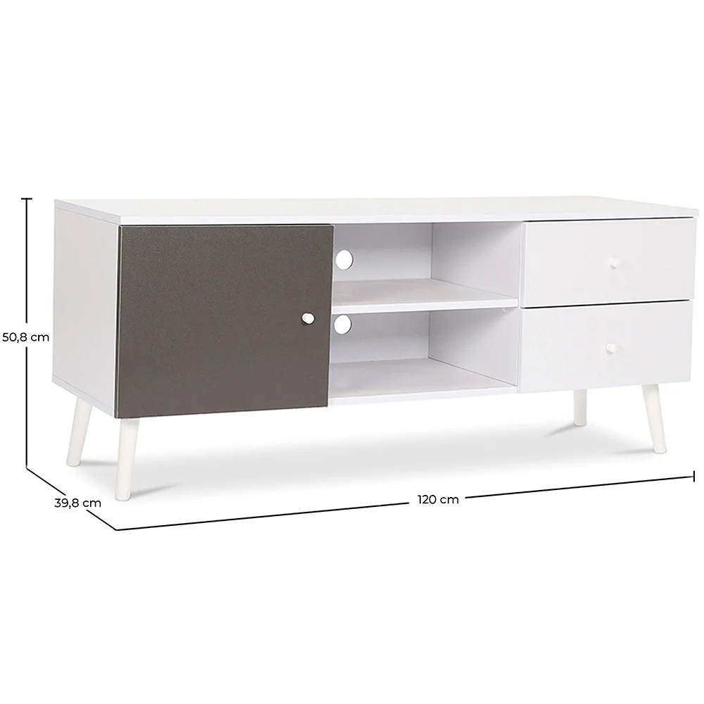 Meuble TV en Bois - Design Scandinave - Norman image 10