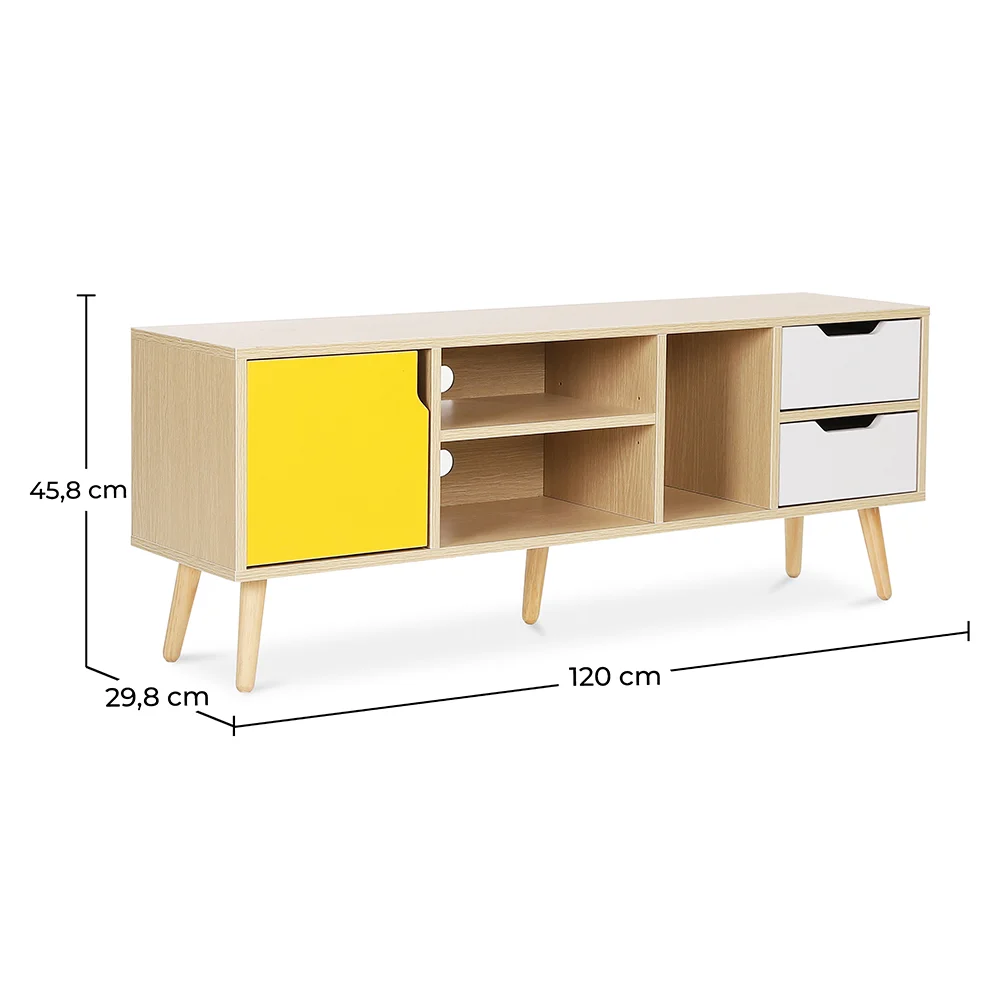 Meuble TV en Bois - Design Scandinave - Aren image 10