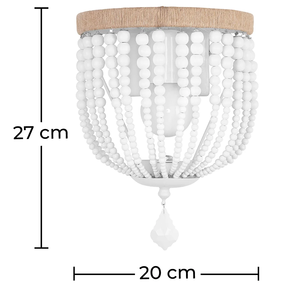Applique Murale - Style Boho - Boules en Bois - Kanda image 10