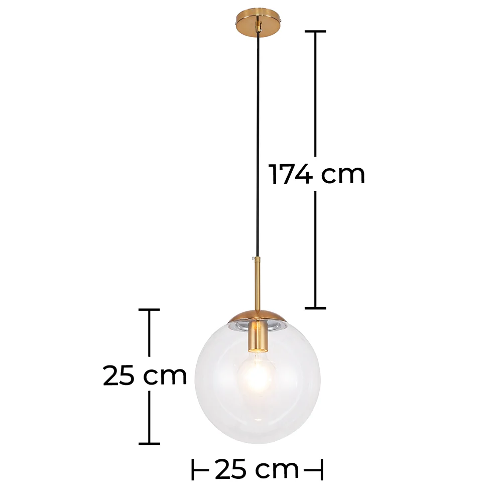  Lampe de plafond design sphérique - Lampe suspendue en cristal - Alvis image 10