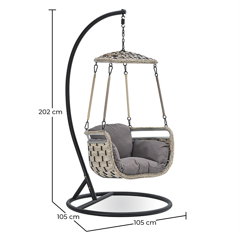 Chaise de jardin suspendue - Balançoire - Adan image 10