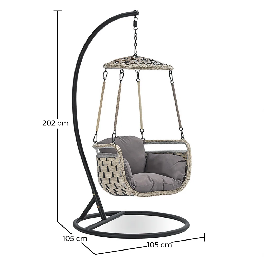 Chaise de jardin suspendue - Balançoire - Adan image 10