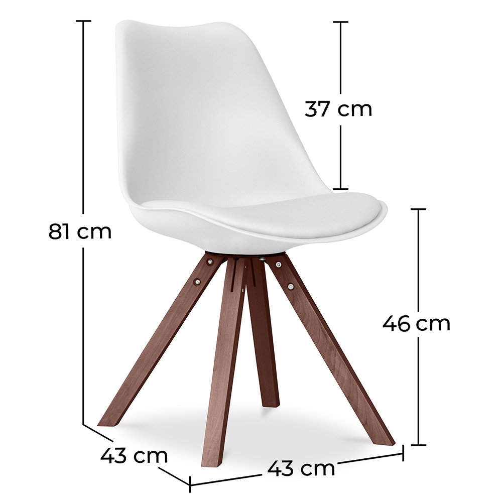 Chaise de salle à manger - Style scandinave - Denisse image 10