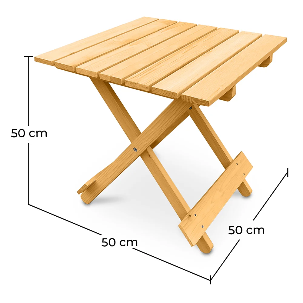 Table de Jardin - Table d'appoint en Bois Adirondack - Alana image 10