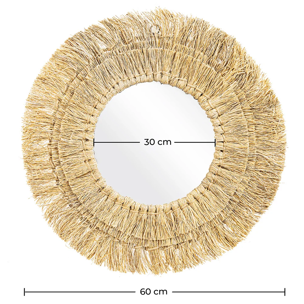 Miroir Mural - Design Rond Boho Bali (60 cm) - Ais image 10