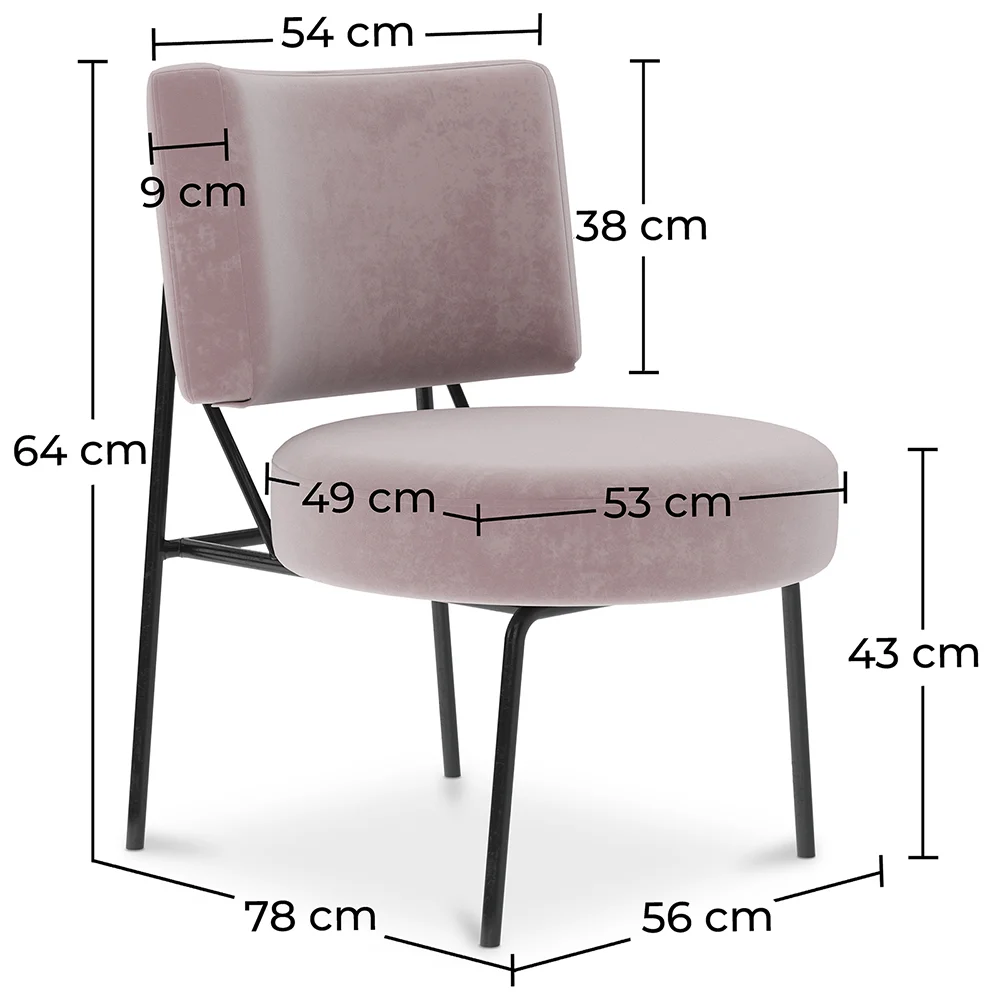 Fauteuil tapissé en velours - Jerna image 10