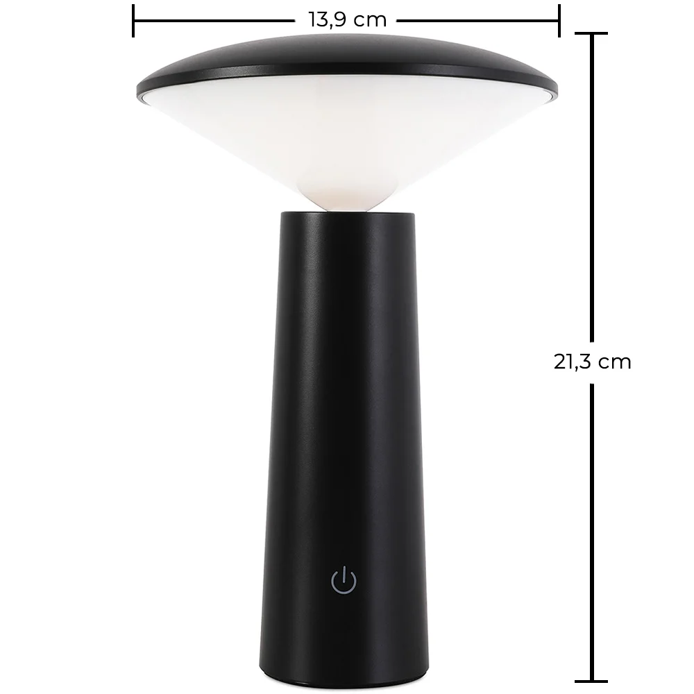 Lampe de table rechargeable LED – Lumière dimmable – Ener image 10