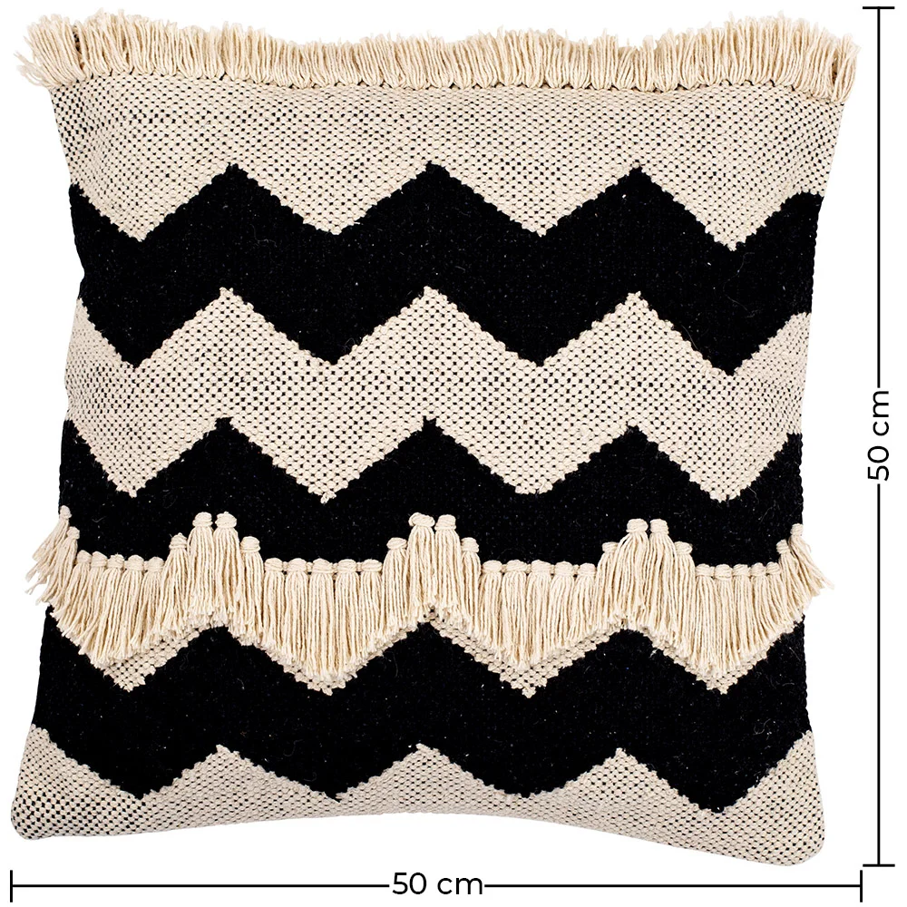 Coussin de style boho Bali - Housse et Rembourrage inclus - Glinda image 10