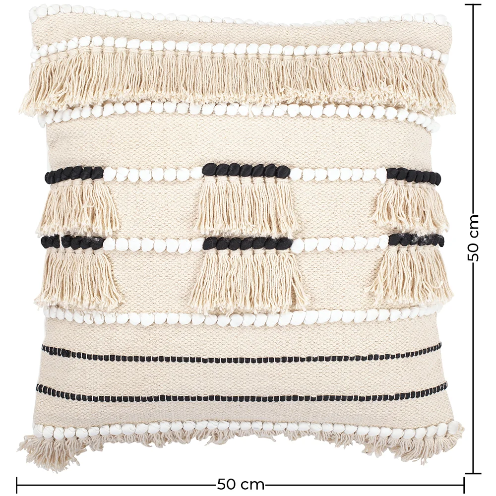 Coussin de style boho Bali - Housse et Rembourrage inclus - Juno image 10