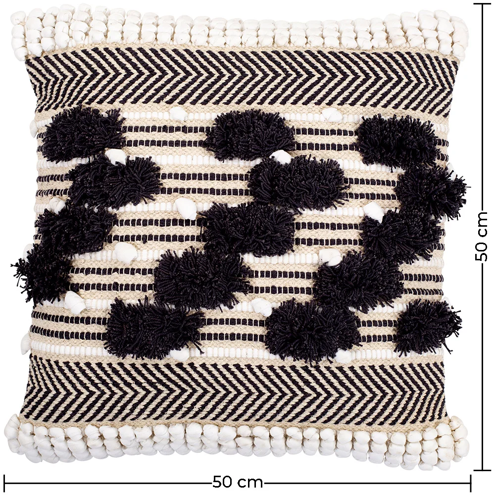 Coussin de style boho Bali - Housse et Rembourrage inclus -Sabrina image 10