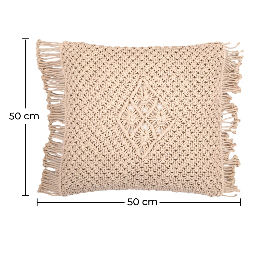 Coussin de style boho Bali - Housse et Rembourrage inclus - Sefira image 10