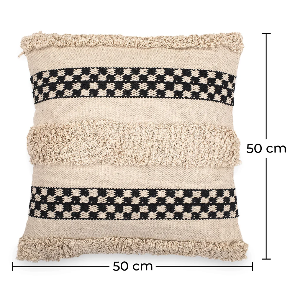 Coussin de style boho Bali - Housse et Rembourrage inclus - Daviniu image 10