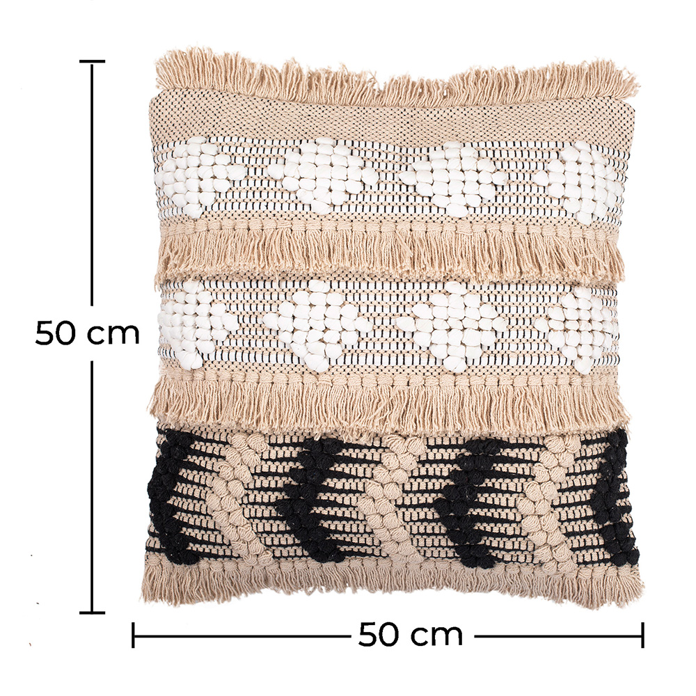 Coussin de style boho Bali - Housse et Rembourrage inclus - Herai image 10