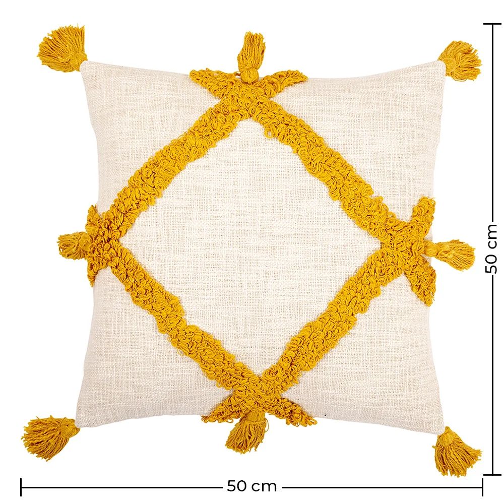 Coussin de style boho Bali - Housse et Rembourrage inclus - Frewla image 10