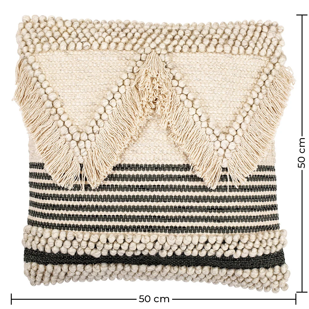 Coussin de style boho Bali - Housse et Rembourrage inclus -  Vrena image 10