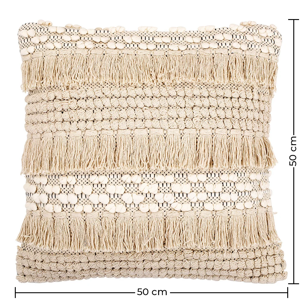 Coussin de style boho Bali - Housse et Rembourrage inclus - Chelay image 10