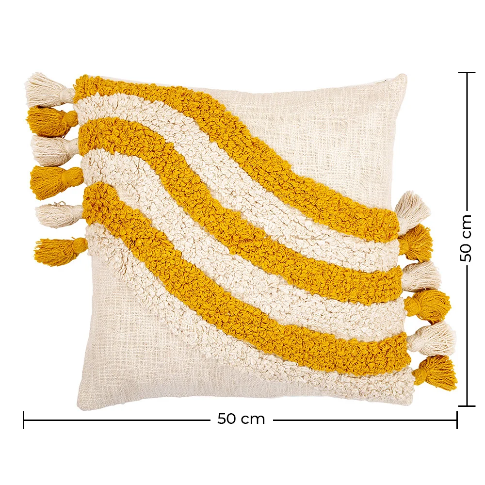 Coussin de style boho Bali - Housse et Rembourrage inclus - Karie image 10