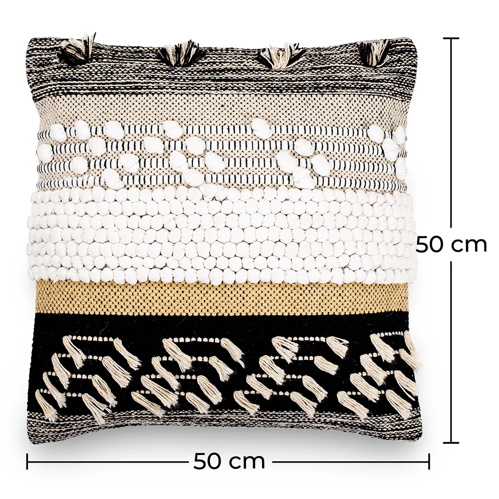 Coussin de style boho Bali - Housse et Rembourrage inclus - Clarissa image 10