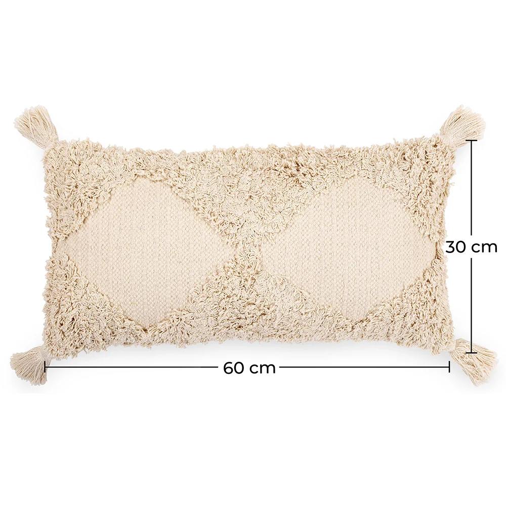 Coussin de style boho Bali - Housse et Rembourrage inclus - Doris image 10