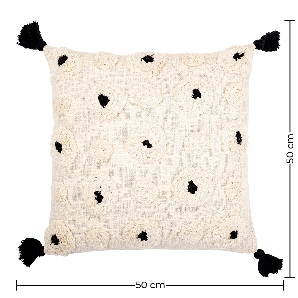 Coussin de style boho Bali - Housse et Rembourrage inclus - Eleanor image 10