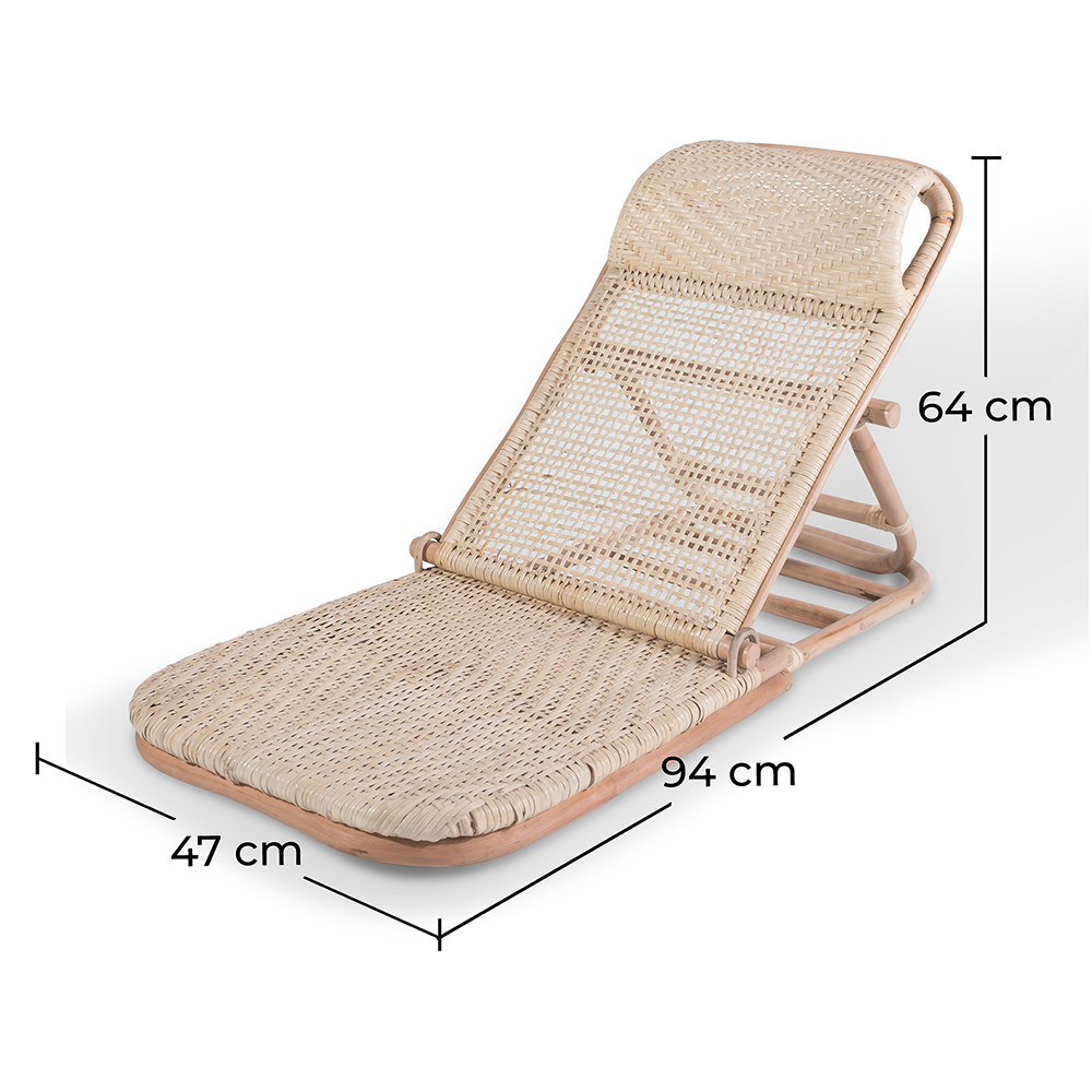 Chaise de jardin Boho Bali en rotin - Chenai image 10