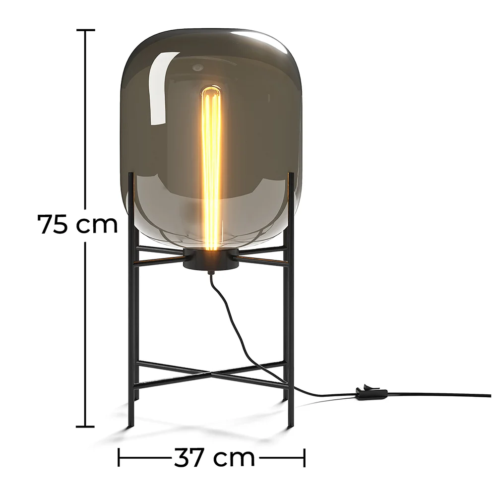 Lampadaire Design - Lampe de Salon - Grand - Grau image 10