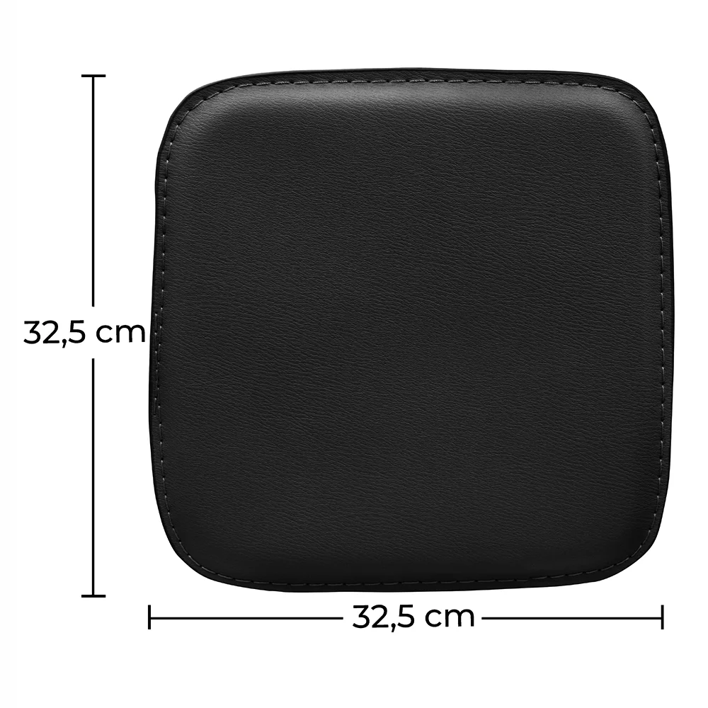 Pack de 4 coussins magnétiques pour chaise à siège carré – similicuir – Stylix image 10