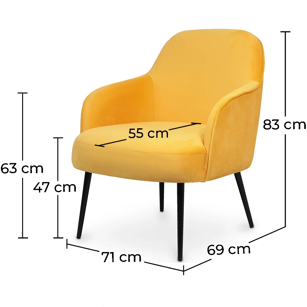 Fauteuil tapissé de velours - Hyra image 10